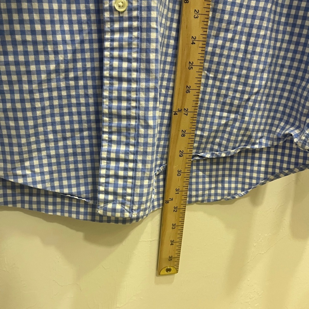 Ralph Lauren Blue and White Plaid Checkered Shirt Size‎ L/G - Picture 5 of 8